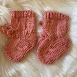 Crochet romper set baby gift pink